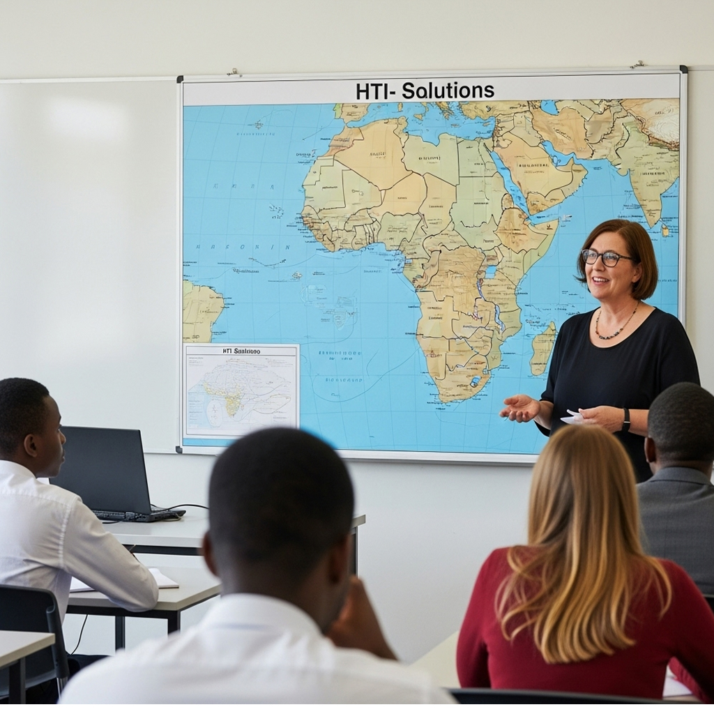 Professional training session with diverse participants